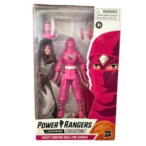 Power Rangers Lightning Collection Mighty Morphin Ninja Pink Ranger 6″ – New